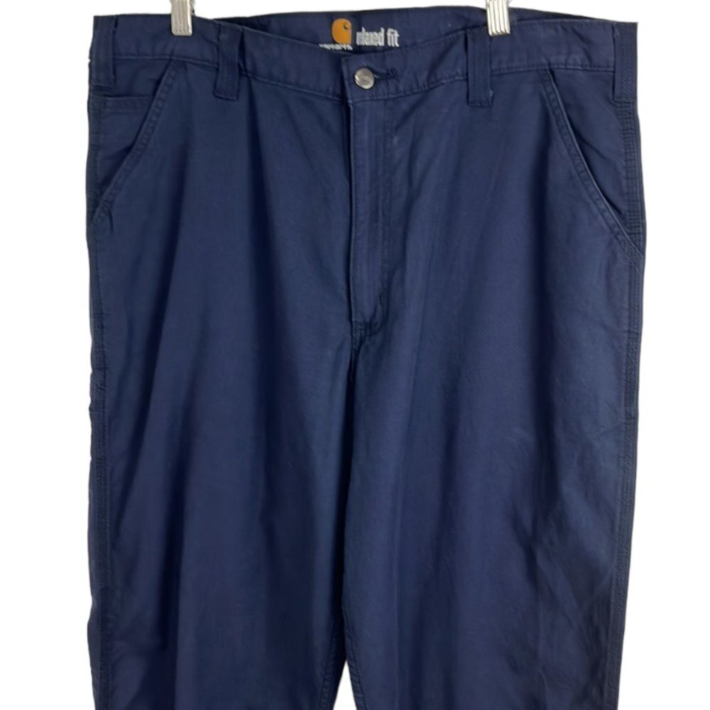 Carhartt Relaxed Fit Men's Blue Cotton Pants